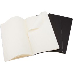 Journal Cahier L - lignéCouleur:Noir