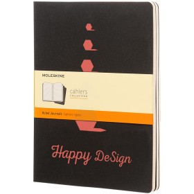 Journal Cahier XL  - lignéCouleur:Noir