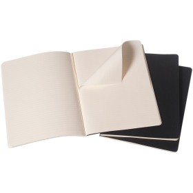 Journal Cahier XL  - lignéCouleur:Noir
