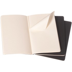 Journal Cahier de poche - lignéCouleur:Noir