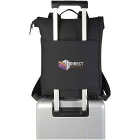 Sac à dos pour ordinateur portable 15,6" Turner de 12 L certifié GRS recycléCouleur:Noir