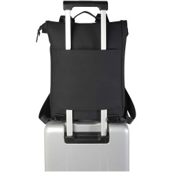 Sac à dos pour ordinateur portable 15,6" Turner de 12 L certifié GRS recycléCouleur:Noir