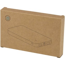 Batterie de secours Intan de 10 000 mAh et 10 W en plastique recycléCouleur:Blanc