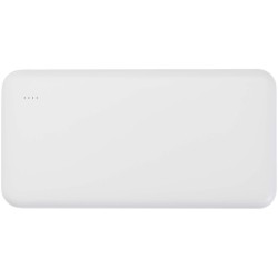 Batterie de secours Intan de 10 000 mAh et 10 W en plastique recycléCouleur:Blanc