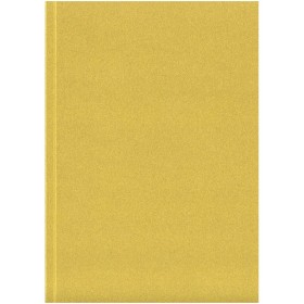 Cahier A5 Novella Austen à couverture souple métallisée de 100 feuillesCouleur:Doré