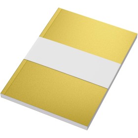 Cahier A5 Novella Austen à couverture souple métallisée de 100 feuillesCouleur:Doré