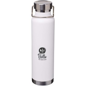 Bouteille avec isolation sous vide Astra de 650 ml en cuivre et acier inoxydable recyclé certifié RCSCouleur:Blanc