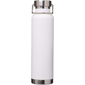 Bouteille avec isolation sous vide Astra de 650 ml en cuivre et acier inoxydable recyclé certifié RCSCouleur:Blanc