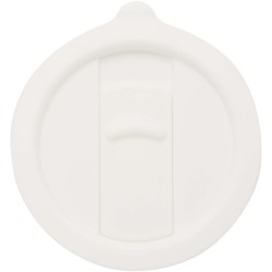 Mug Carter en céramique de 450 ml avec couvercle en plastiqueCouleur:Blanc
