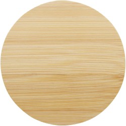 Tasse en verre Lenora de 250 ml avec couvercle en bambouCouleur:Translucide