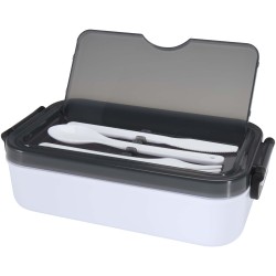 Lunch box et ensemble de couverts SnappyCouleur:Blanc