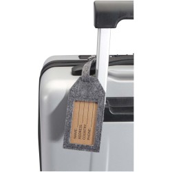 Étiquette à bagage TieCouleur:Gris