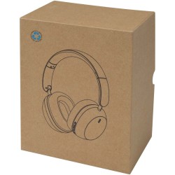 Casque supra-auriculaire Hoggar pliable ANC et ENC en plastique recycléCouleur:Blanc