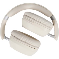 Casque supra-auriculaire Hoggar pliable ANC et ENC en plastique recycléCouleur:Blanc