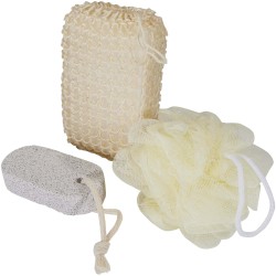 Ensemble d’accessoires de bain Harmony 3 piècesCouleur:Naturel