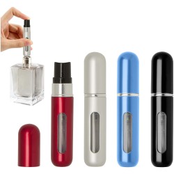 Flacon de parfum portable Filla rechargeable de 5 mlCouleur:Rouge