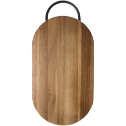 Planche à découper Prestige en acacia avec couteau à painCouleur:Bois