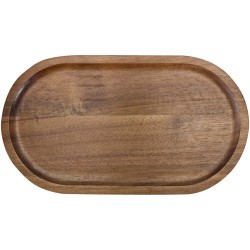 Plateau de service Edge en acaciaCouleur:Bois