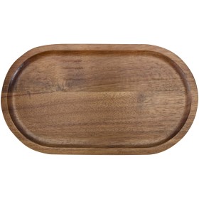 Plateau de service Edge en acaciaCouleur:Bois