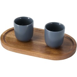 Plateau de service Edge en acaciaCouleur:Bois