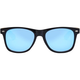 Lunettes de soleil Hue avec branches en bambouCouleur:Bleu et naturel