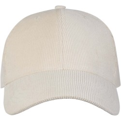 Casquette 6 panneaux Hutton en velours côtelé recycléCouleur:Sandstone
