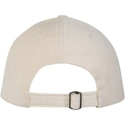 Casquette 6 panneaux Hutton en velours côtelé recycléCouleur:Sandstone