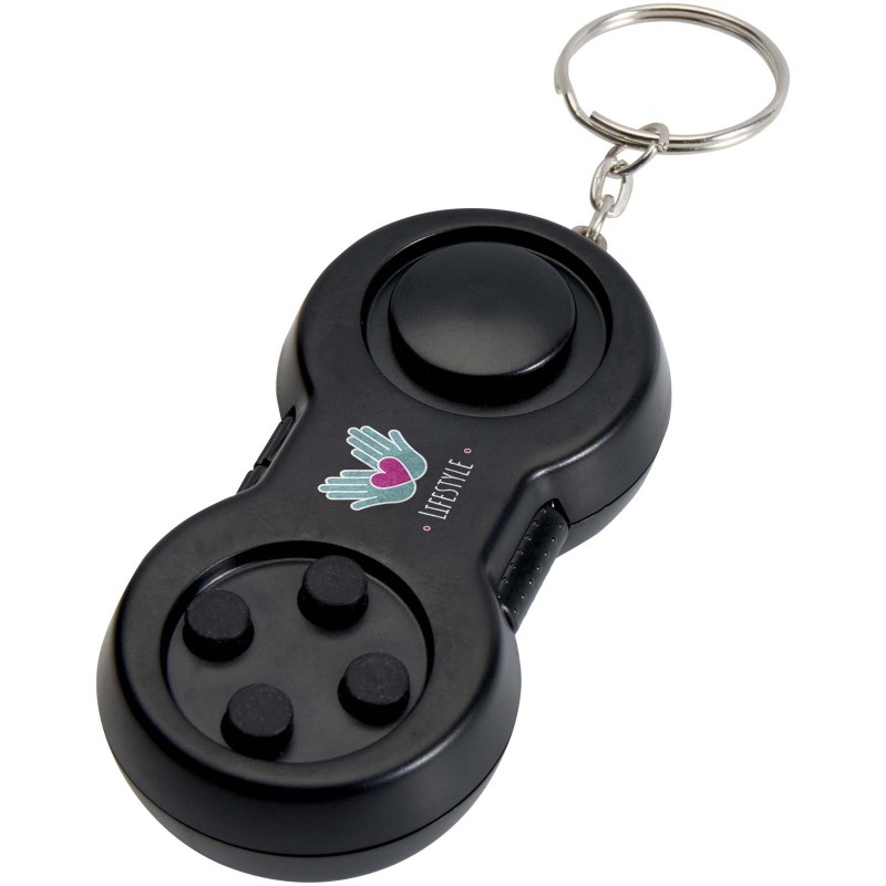 Porte-clés fidget contrôleur FidgixCouleur:Noir