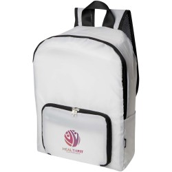 Sac à dos pliable EcoFold de 15 L en RPETCouleur:Blanc