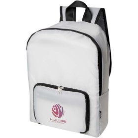 Sac à dos pliable EcoFold de 15 L en RPETCouleur:Blanc