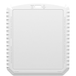 Grattoir à glace Thrym rectangulaire et en plastique recycléCouleur:Blanc