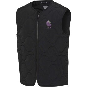 Gilet matelassé Quartz unisexe recyclé certifié GRSCouleur:Noir
