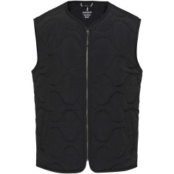 Gilet matelassé Quartz unisexe recyclé certifié GRSCouleur:Noir