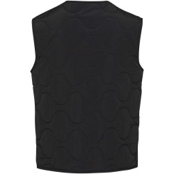 Gilet matelassé Quartz unisexe recyclé certifié GRSCouleur:Noir