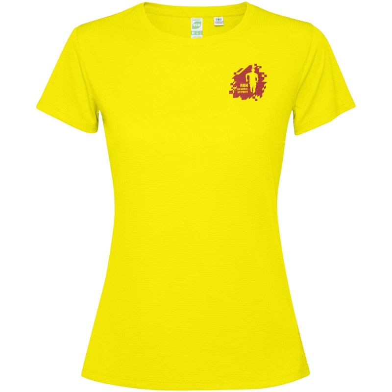 T-shirt Estoril à manches courtes pour femmeCouleur:Fluor Yellow