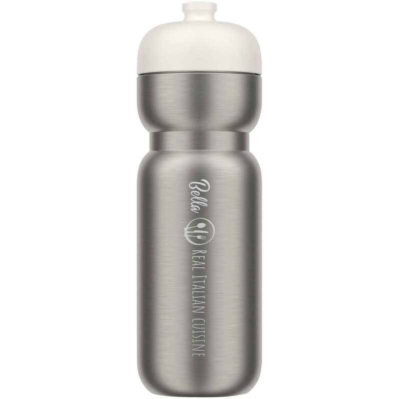 Bouteille de sport mepal Pull en acier inoxydable de 800 mlCouleur:Blanc