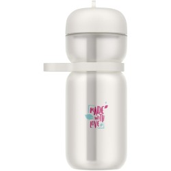 Bouteille de sport mepal de 600 ml avec couvercle rabattableCouleur:Blanc