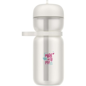 Bouteille de sport mepal de 600 ml avec couvercle rabattableCouleur:Blanc