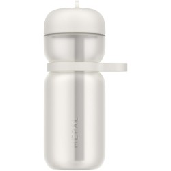 Bouteille de sport mepal de 600 ml avec couvercle rabattableCouleur:Blanc