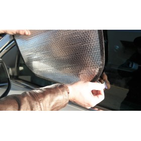 Pare givre / neige publicitaire pour voiture et camion