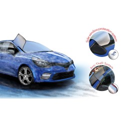 Pare givre / neige publicitaire pour voiture et camion