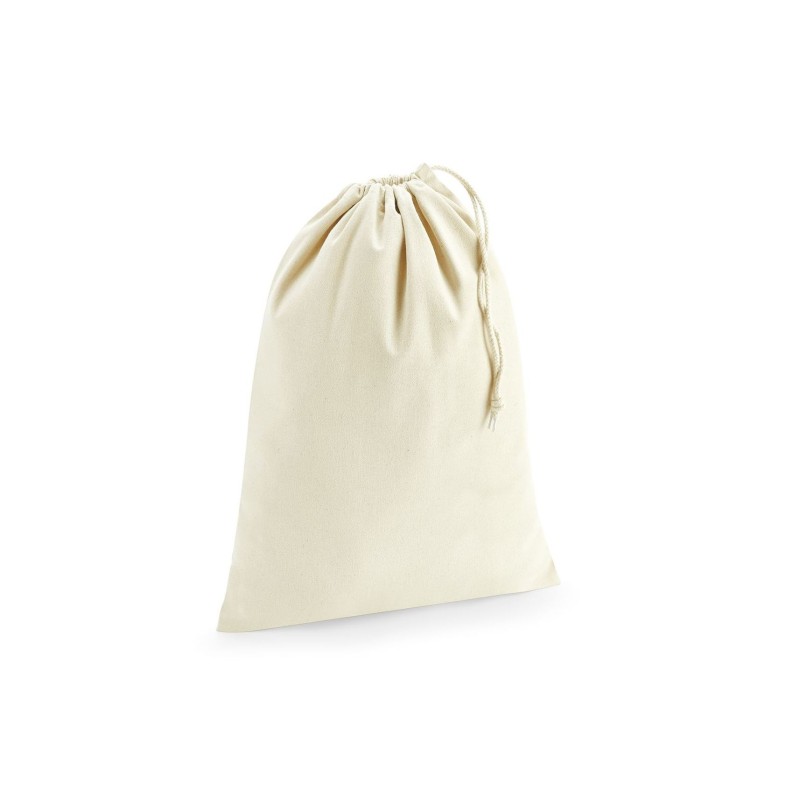 Sac avec cordon en polycoton recycléCouleur:Natural