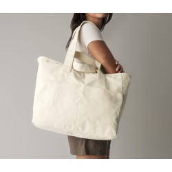 Sac shopping poche cargoCouleur:BLACK