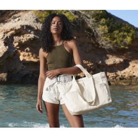 Sac shopping poche cargoCouleur:BLACK