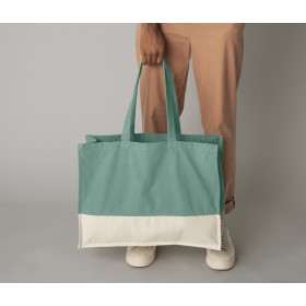 Sac shopping bicoloreCouleur:Black/Natural