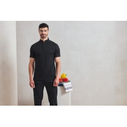 Polo de cuisinier Coolchecker Essential à manches courtes