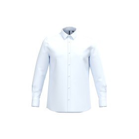 Chemise popeline polycoton sans poche entretien facile hommeCouleur:White