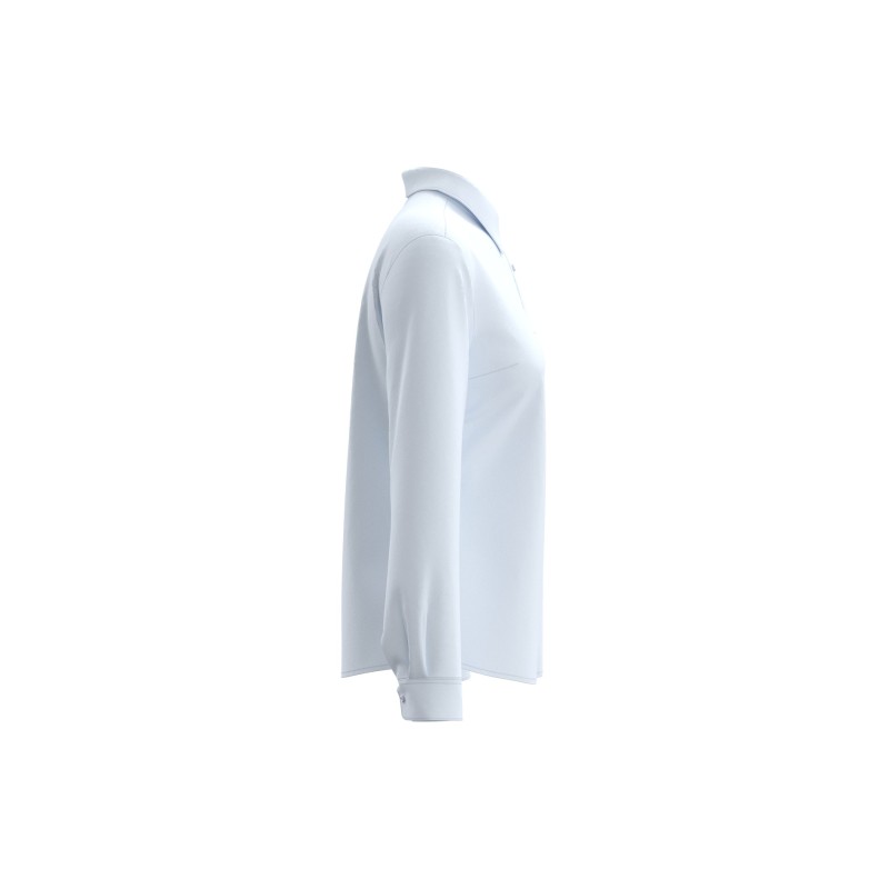 Chemise popeline polycoton sans poche entretien facile femmeCouleur:White