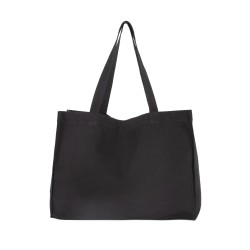 Grand sac shopping en coton recycléCouleur:Black Night