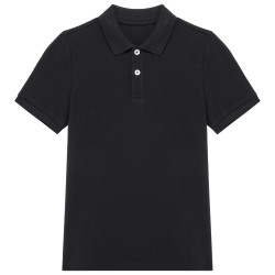 Polo écoresponsable maille piquée enfantCouleur:Black